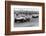 Jack Brabham leads in his Cooper T45, 1958 British Grand Prix-null-Framed Photographic Print