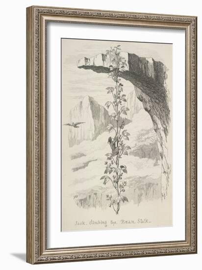 Jack Climbing the Bean Stalk-George Cruikshank-Framed Giclee Print