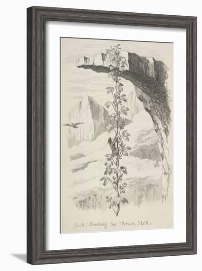 Jack Climbing the Bean Stalk-George Cruikshank-Framed Giclee Print