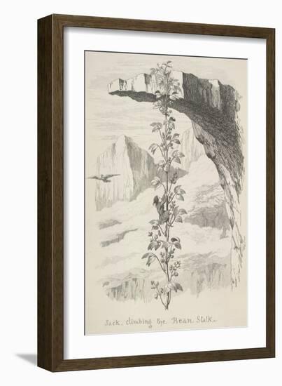 Jack Climbing the Bean Stalk-George Cruikshank-Framed Giclee Print