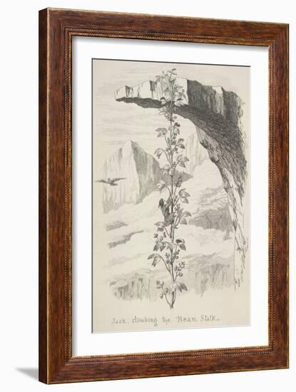 Jack Climbing the Bean Stalk-George Cruikshank-Framed Giclee Print