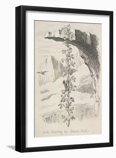 Jack Climbing the Bean Stalk-George Cruikshank-Framed Giclee Print