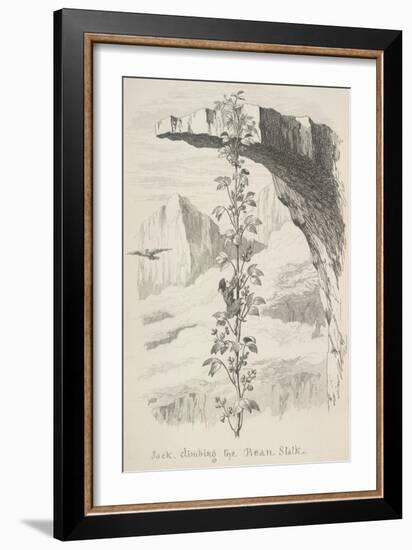 Jack Climbing the Bean Stalk-George Cruikshank-Framed Giclee Print