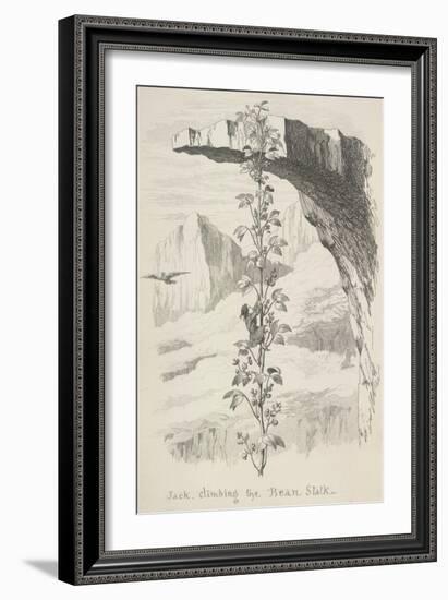 Jack Climbing the Bean Stalk-George Cruikshank-Framed Giclee Print