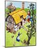 Jack Climbs Down the Beanstalk, Illustration from 'Jack and the Beanstalk', 1969-English School-Mounted Giclee Print