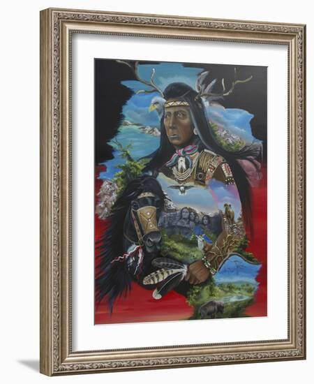 Jack Cloud-Sue Clyne-Framed Giclee Print