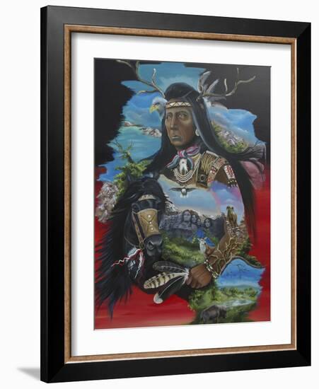 Jack Cloud-Sue Clyne-Framed Giclee Print