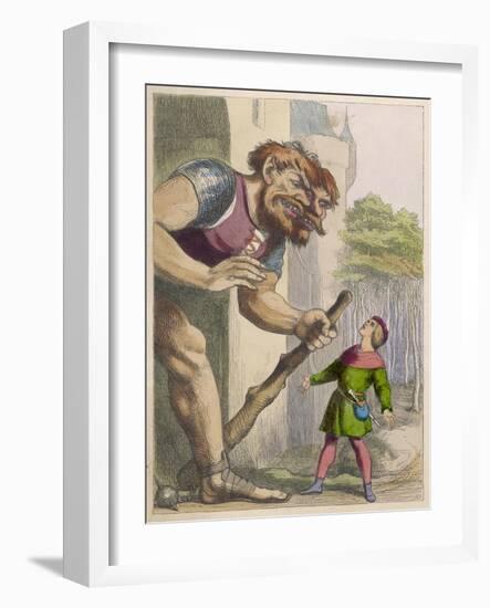 Jack Confronts the Giant-Richard Doyle-Framed Art Print