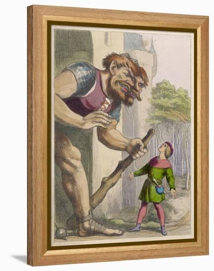 Jack Confronts the Giant-Richard Doyle-Framed Stretched Canvas