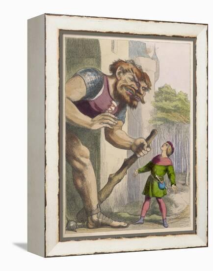 Jack Confronts the Giant-Richard Doyle-Framed Stretched Canvas