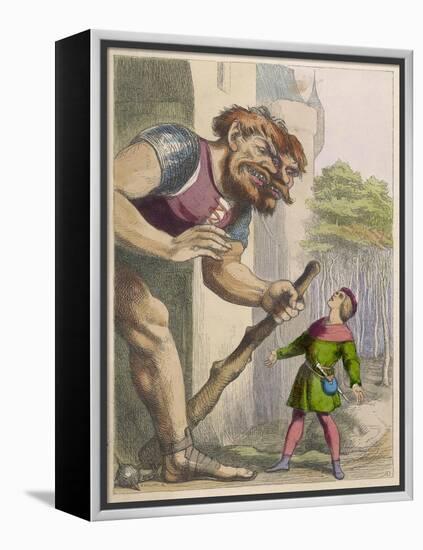 Jack Confronts the Giant-Richard Doyle-Framed Stretched Canvas