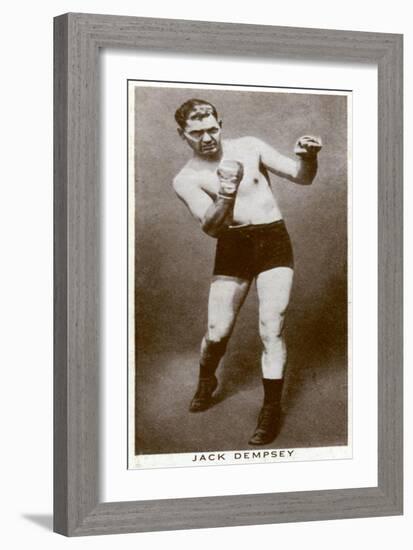 Jack Dempsey, American Boxer, 1938-null-Framed Giclee Print