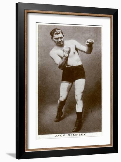 Jack Dempsey, American Boxer, 1938-null-Framed Giclee Print