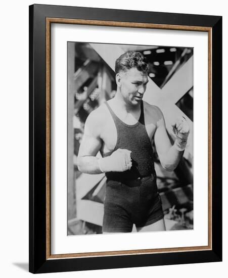 Jack Dempsey, the World Heavyweight Boxing Champion from 1919 to 1926-null-Framed Photo