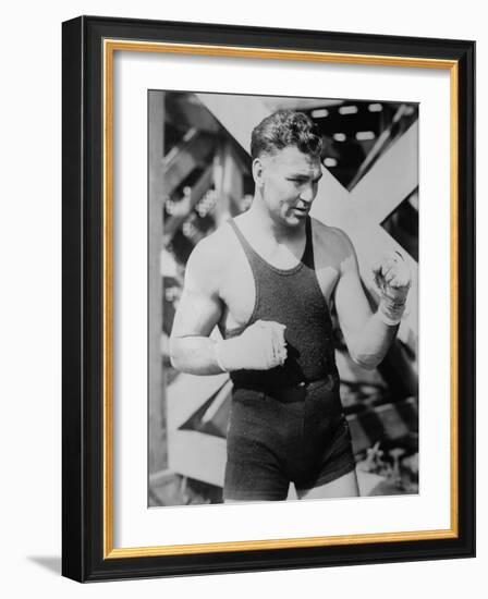 Jack Dempsey, the World Heavyweight Boxing Champion from 1919 to 1926-null-Framed Photo