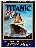 Titanic White Star Line Travel Poster 2-Jack Dow-Premier Image Canvas