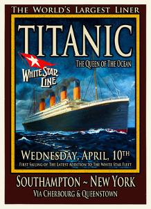 Titanic White Star Line Travel Poster 2 by Jack Dow