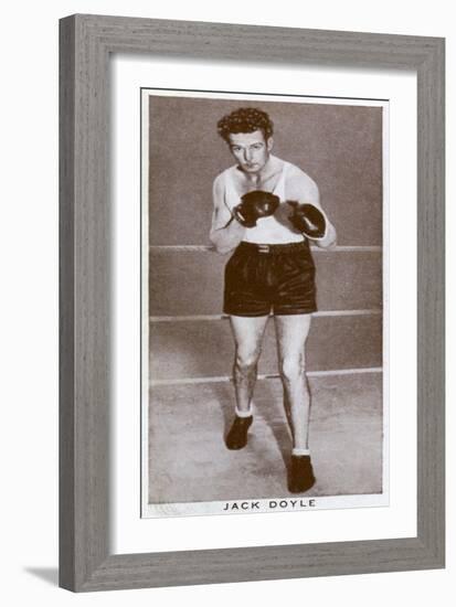 Jack Doyle, Irish Boxer, 1938-null-Framed Giclee Print