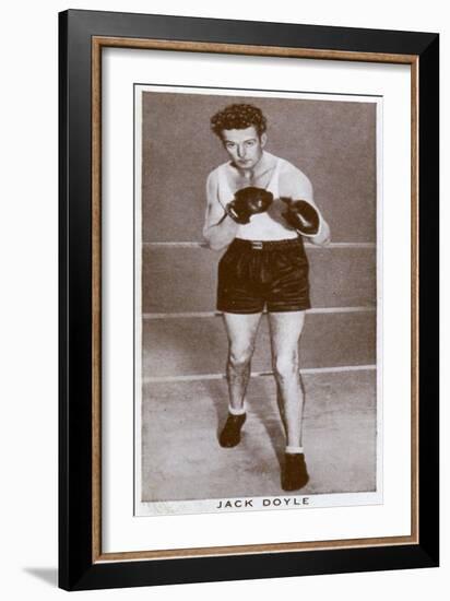 Jack Doyle, Irish Boxer, 1938-null-Framed Giclee Print