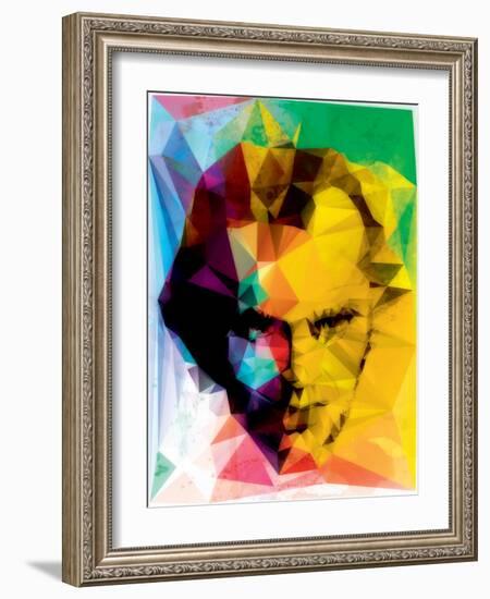 Jack Geometrized-null-Framed Art Print