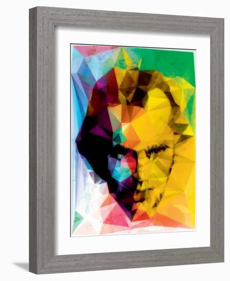 Jack Geometrized-null-Framed Art Print