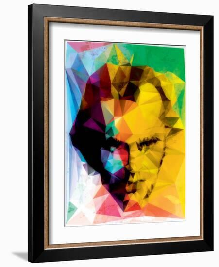 Jack Geometrized-null-Framed Art Print