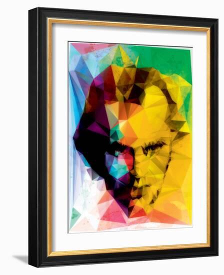 Jack Geometrized-null-Framed Art Print