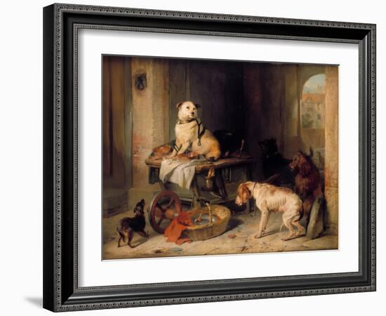 Jack in Office, c.1833-Edwin Henry Landseer-Framed Giclee Print