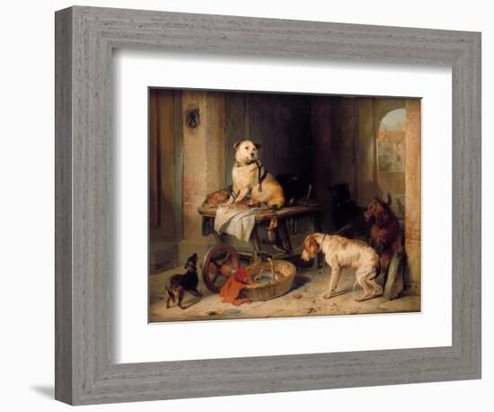 Jack in Office, c.1833-Edwin Henry Landseer-Framed Giclee Print