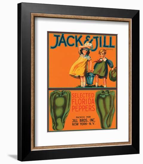 Jack & Jill Brand Selected Florida Peppers-null-Framed Art Print