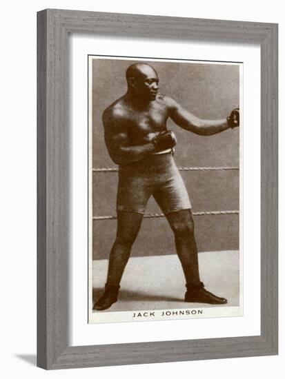 Jack Johnson, American Boxer-null-Framed Giclee Print