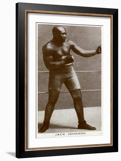 Jack Johnson, American Boxer-null-Framed Giclee Print