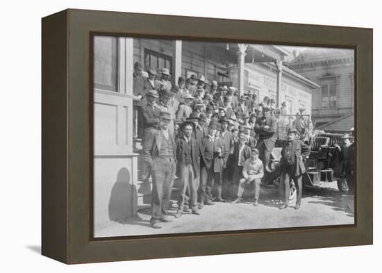 Jack Johnson, Heavyweight Champion and Little in Training Camp-null-Framed Stretched Canvas