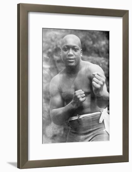 Jack Johnson, Heavyweight Champion of the World-null-Framed Art Print