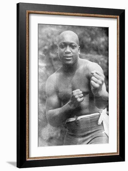 Jack Johnson, Heavyweight Champion of the World-null-Framed Art Print