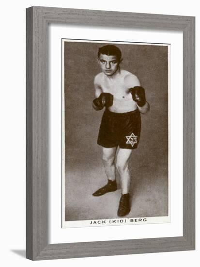 Jack 'Kid' Berg, English Boxer, 1938-null-Framed Giclee Print