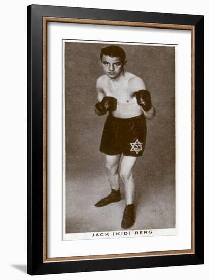 Jack 'Kid' Berg, English Boxer, 1938-null-Framed Giclee Print