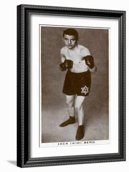 Jack 'Kid' Berg, English Boxer, 1938-null-Framed Giclee Print