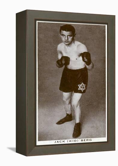 Jack 'Kid' Berg, English Boxer, 1938-null-Framed Premier Image Canvas