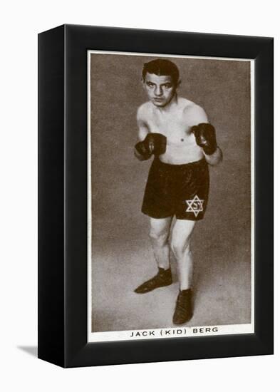 Jack 'Kid' Berg, English Boxer, 1938-null-Framed Premier Image Canvas
