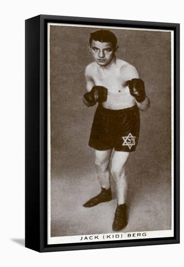 Jack 'Kid' Berg, English Boxer, 1938-null-Framed Premier Image Canvas