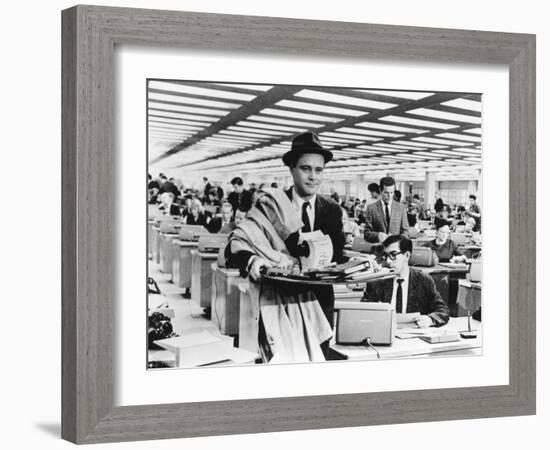 Jack Lemmon, The Apartment, 1960-null-Framed Photographic Print