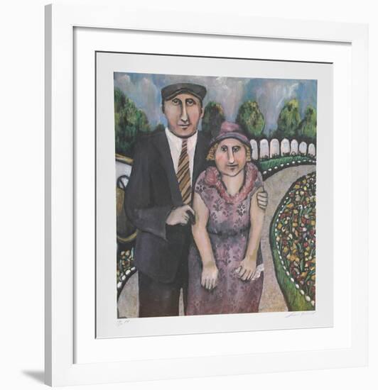 Jack & Mami on the Road-Susan Gardner-Framed Collectable Print