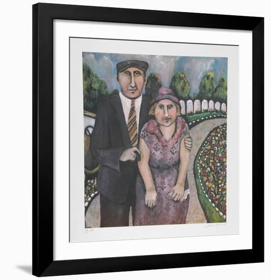 Jack & Mami on the Road-Susan Gardner-Framed Collectable Print