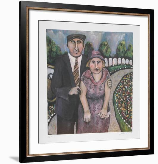 Jack & Mami on the Road-Susan Gardner-Framed Collectable Print