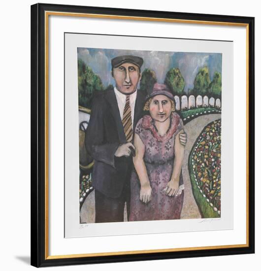 Jack & Mami on the Road-Susan Gardner-Framed Collectable Print