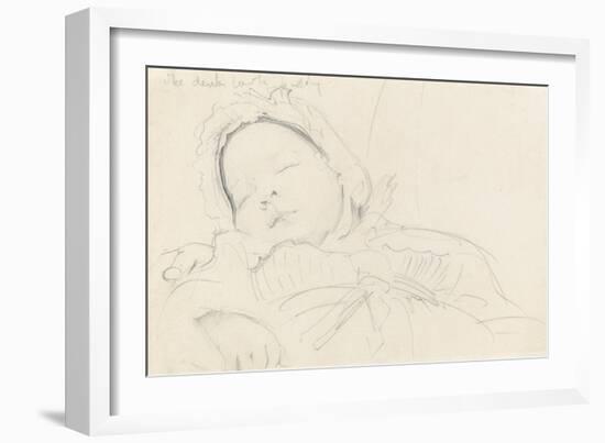 Jack Millet as a Baby-John Singer Sargent-Framed Giclee Print