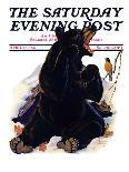 "Leopard," Saturday Evening Post Cover, August 29, 1931-Jack Murray-Giclee Print