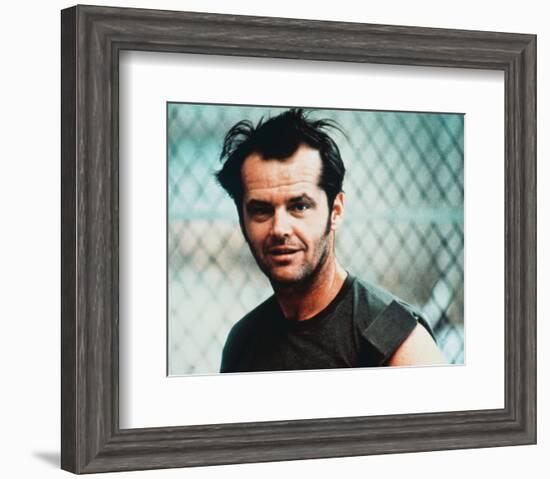 Jack Nicholson, One Flew Over the Cuckoo's Nest (1975)-null-Framed Photo