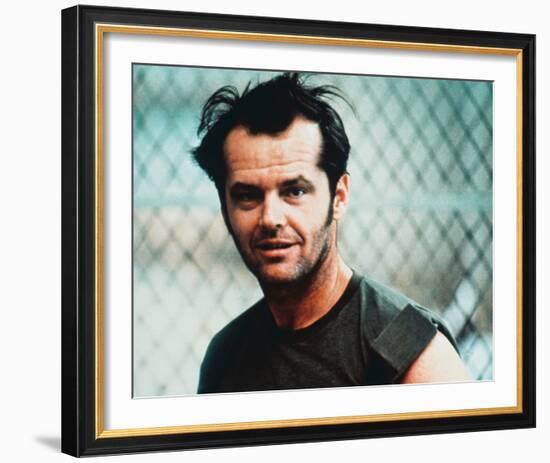 Jack Nicholson, One Flew Over the Cuckoo's Nest (1975)-null-Framed Photo